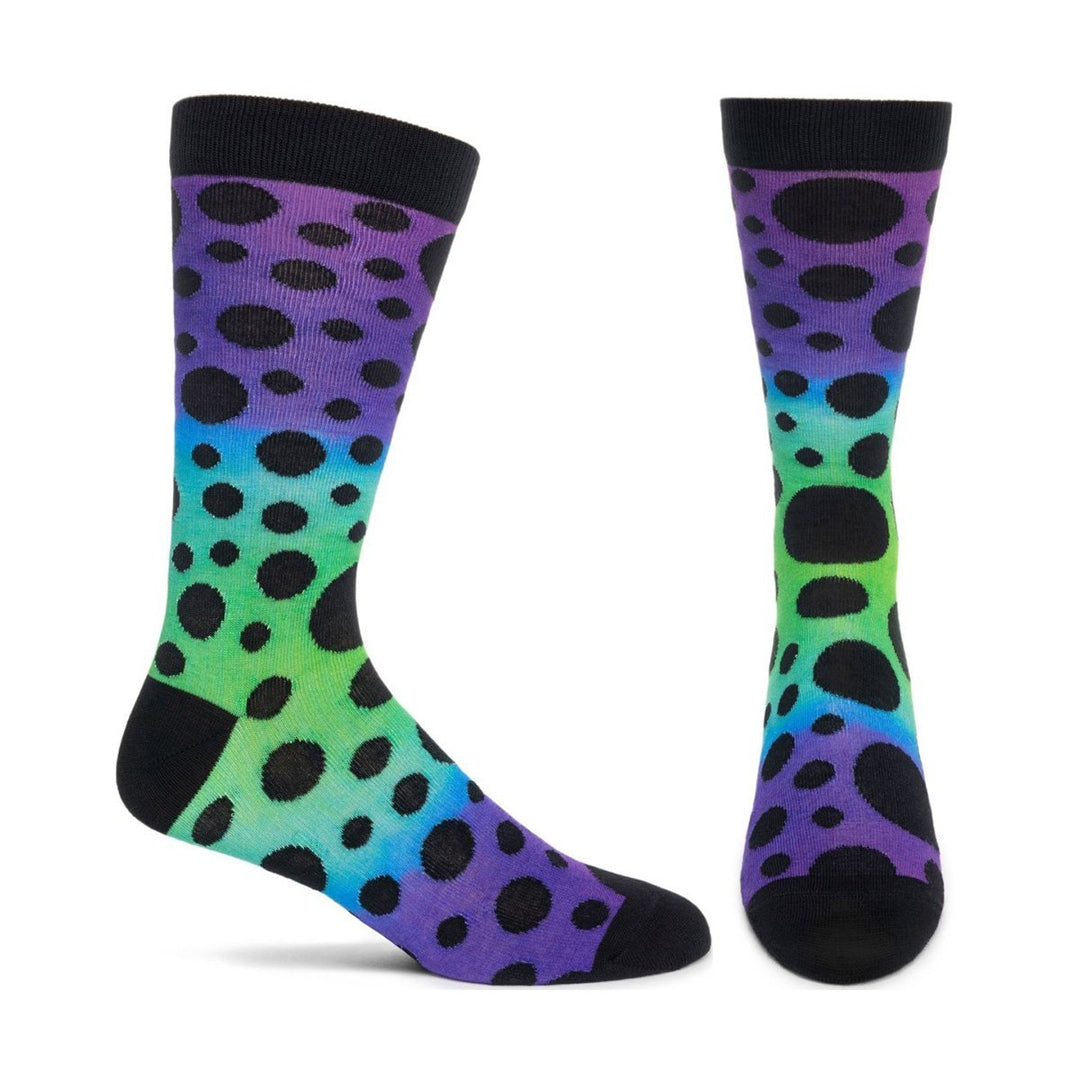 Polka Prisms Mens Sock - M44-19 - Ozone Design Inc