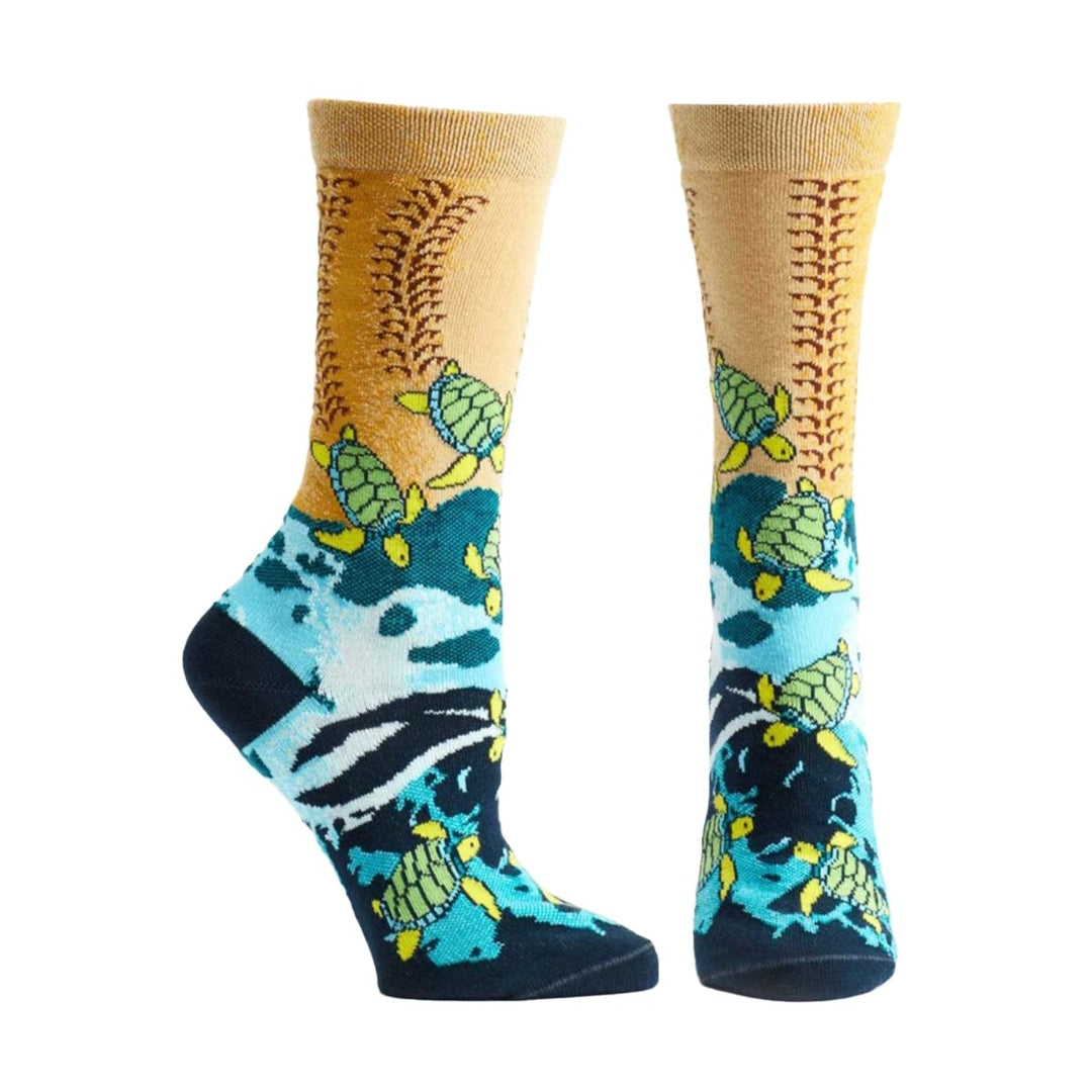 Sea Turtle Sock - W1111-14 - Ozone Design Inc