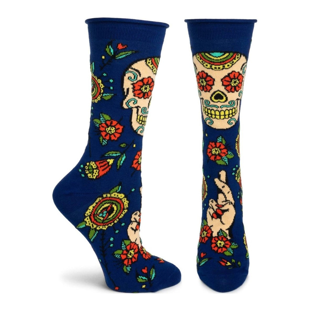 Sugar Skull Sock - WC1269-14 - Ozone Design Inc