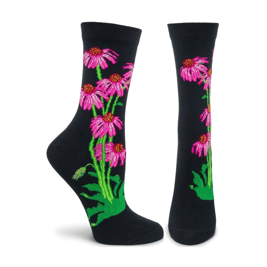 Apothecary Florals - Echinacea Sock - WC1215-19 - Ozone Design Inc