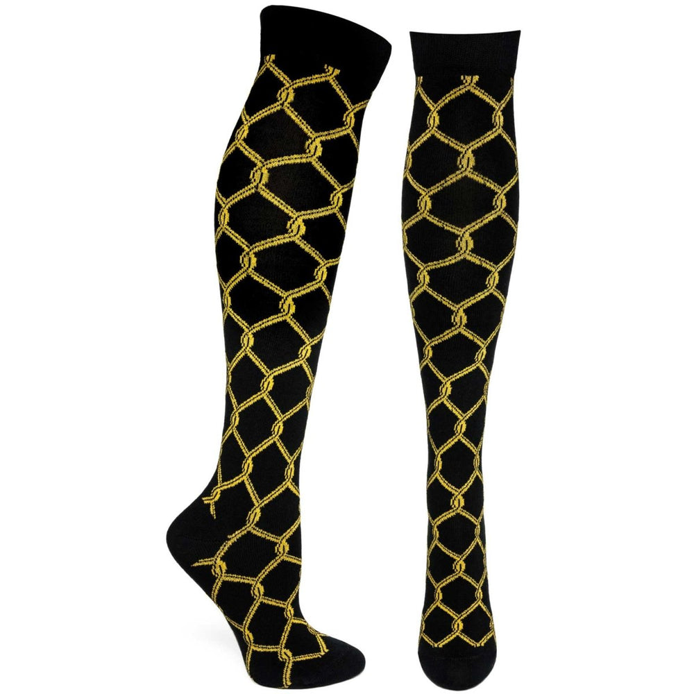 Chain Bling Fence KH Sock - WC5113-55 - Ozone Design Inc