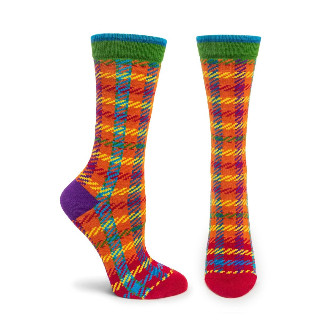 Chanelle Plaid Sock - WC1315-51 - Ozone Design Inc