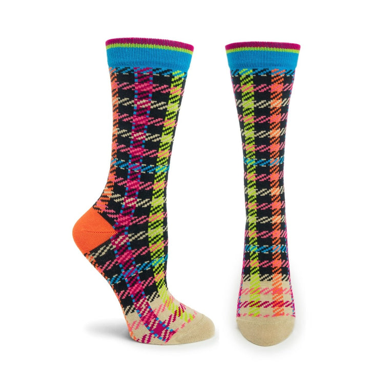 Chanelle Plaid Sock - WC1315-19 - Ozone Design Inc