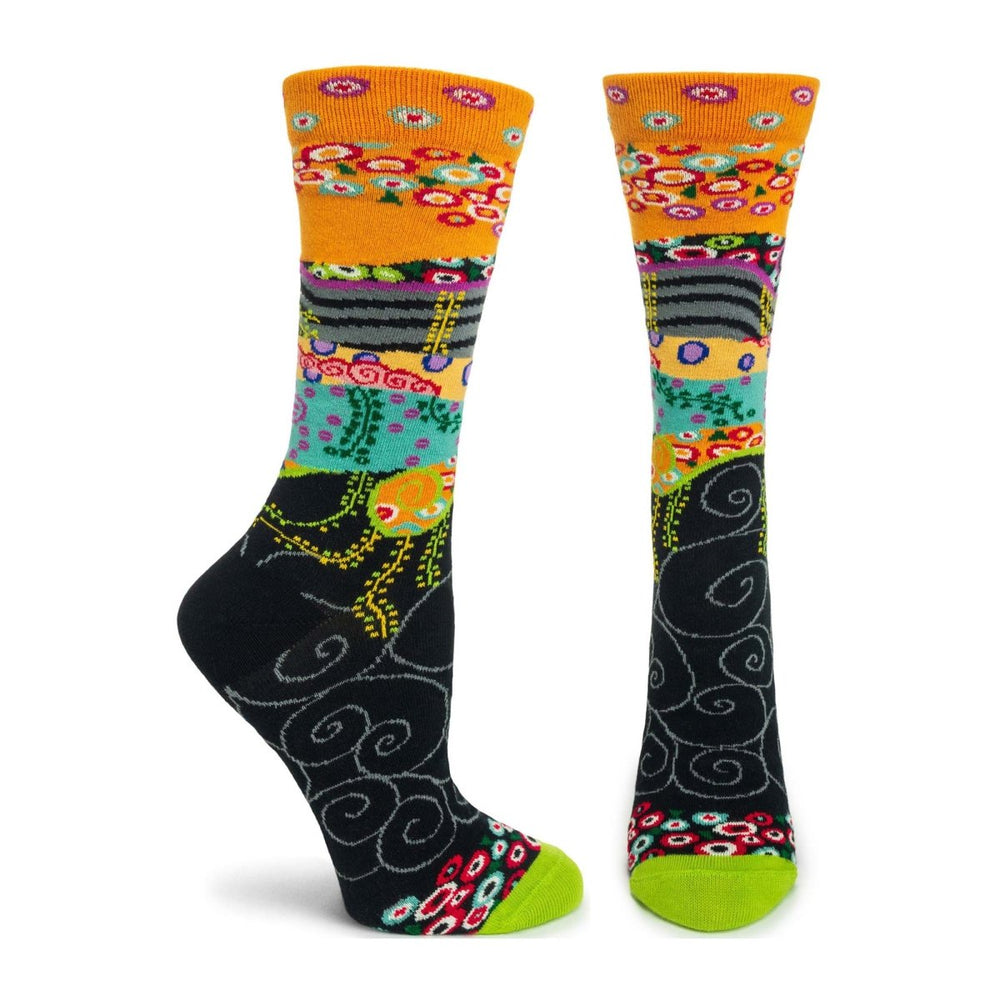 Circles and Waves Sock - WC1311-19 - Ozone Design Inc