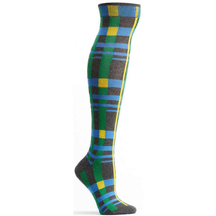 Constructive Plaid Knee High Sock - W5017-18 - Ozone Design Inc