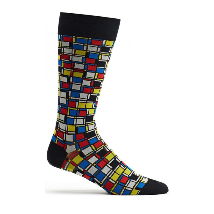 Cubist Composition Sock - M985-18 - Ozone Design Inc