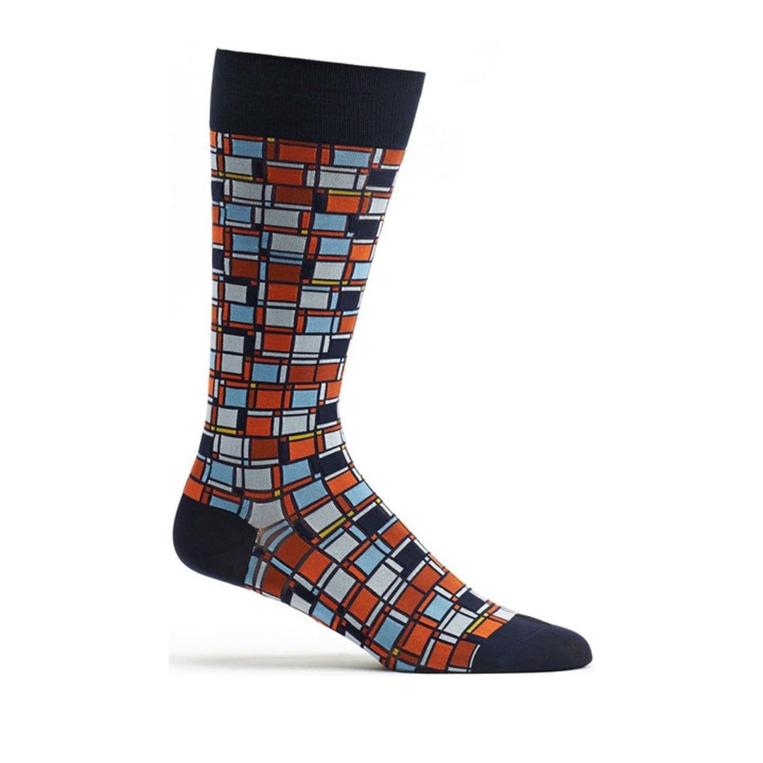 Cubist Composition Sock - M985-18 - Ozone Design Inc