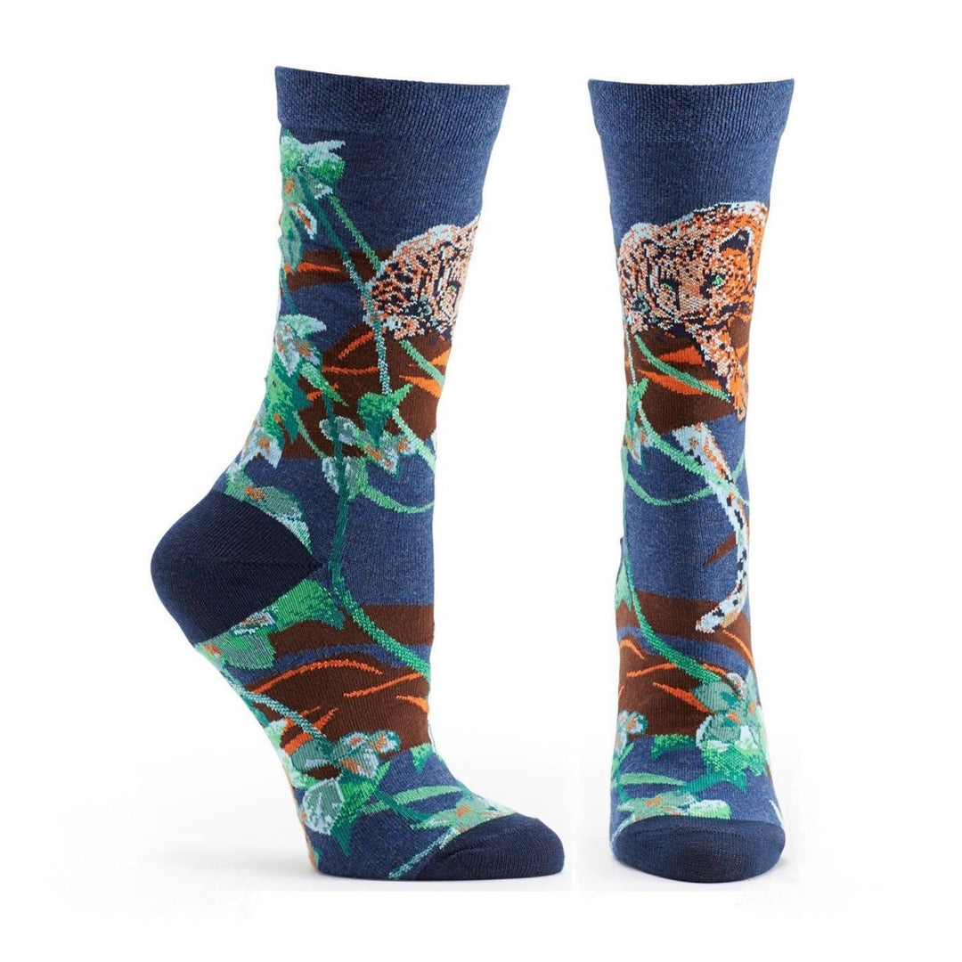 Endangered Cats Jaguar Sock - U16-14 - Ozone Design Inc