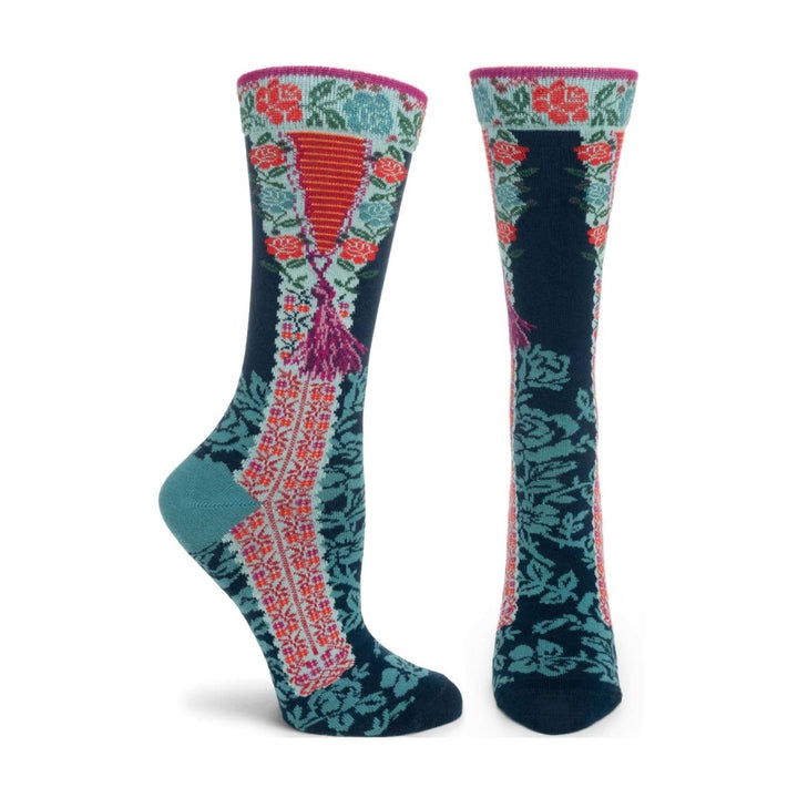 Floral Tassels Sock - WC1302-18 - Ozone Design Inc