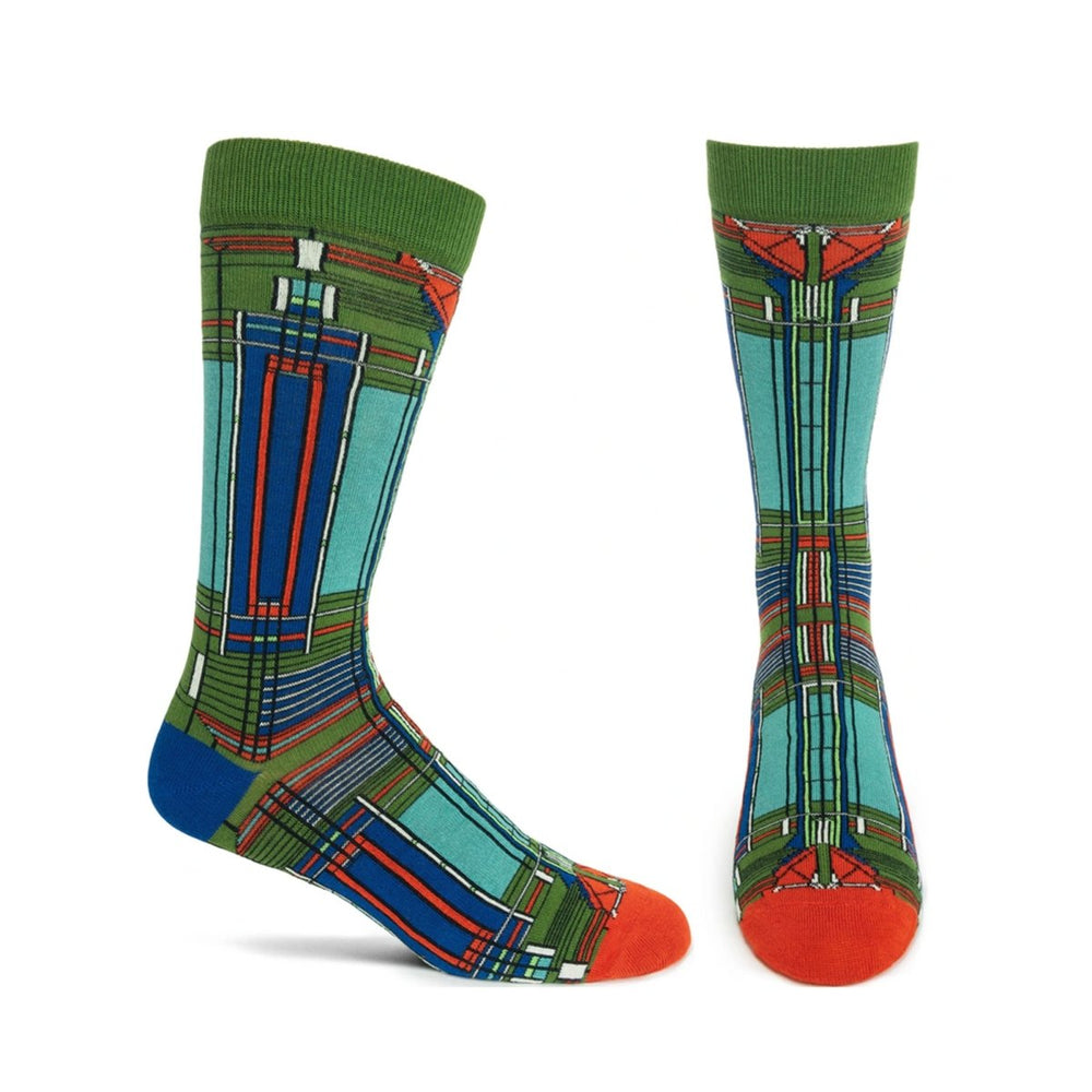 FLW Bradley House Windows Sock - FLW013M-15 - Ozone Design Inc