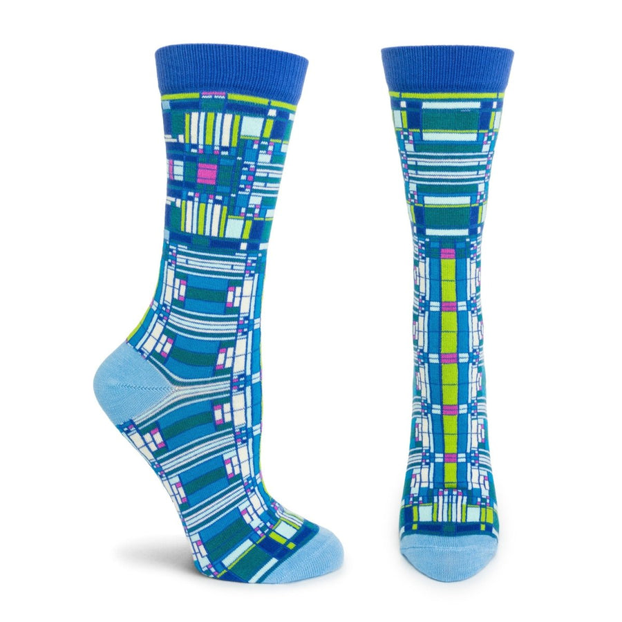 FLW Oak Park Skylight Womens Sock - FLW014W-14 - Ozone Design Inc