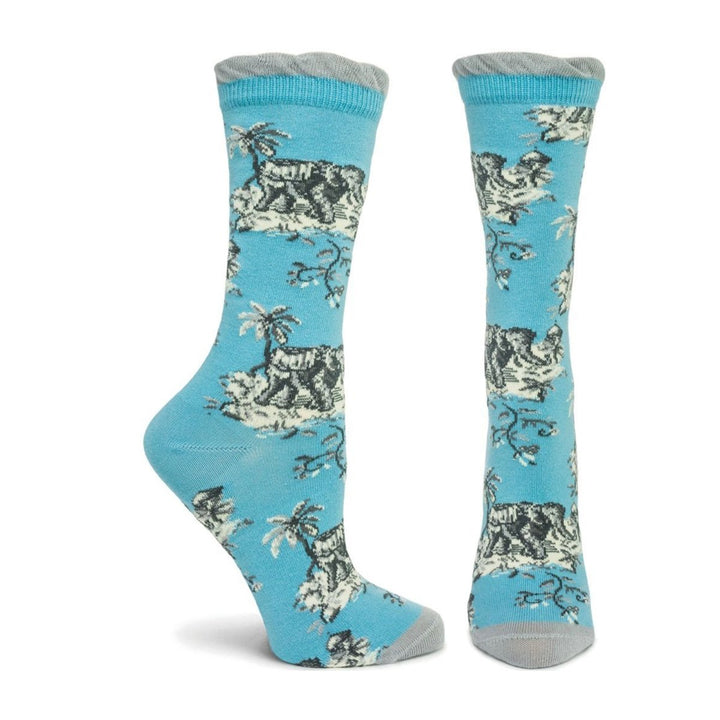 Jungle de Jouy Sock - WC1286-03 - Ozone Design Inc