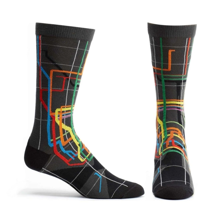 MTA Vignelli Diagram Subway Sock - 5855 - Ozone Design Inc