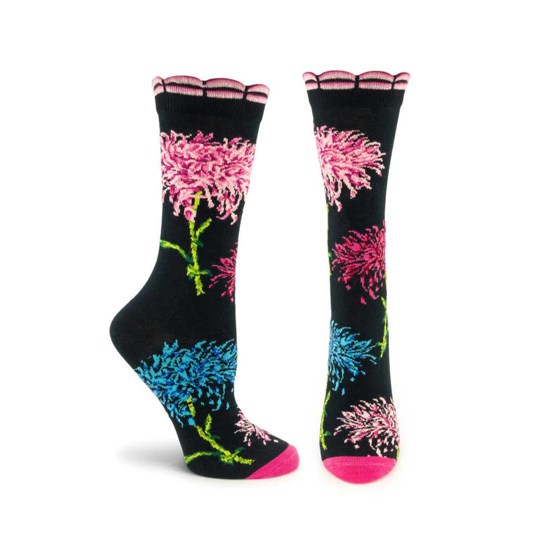 NYBG Chrysanthemum Sock - NYBG008W-19 - Ozone Design Inc
