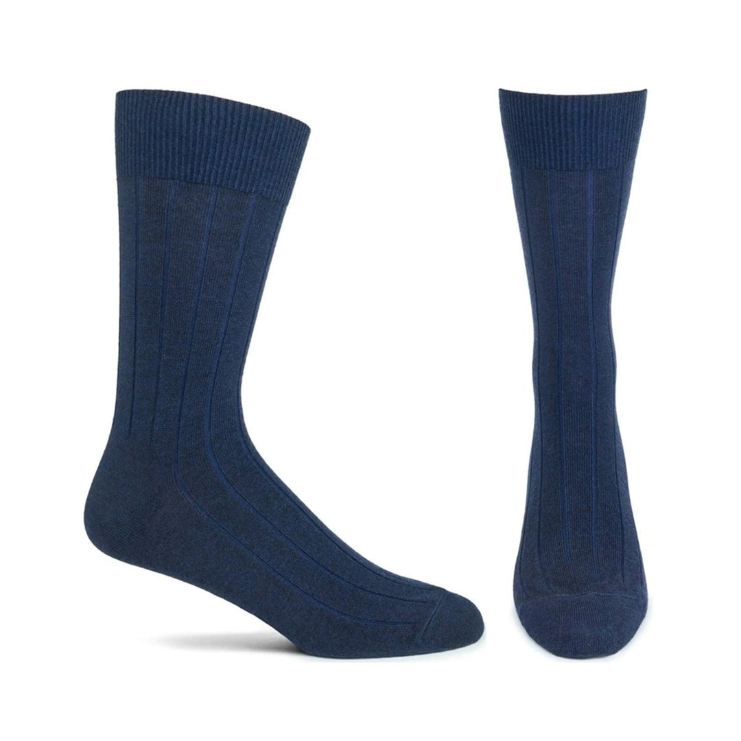 Ribbed Wool and Silk Basic Sock - MF200-14 - Ozone Design Inc