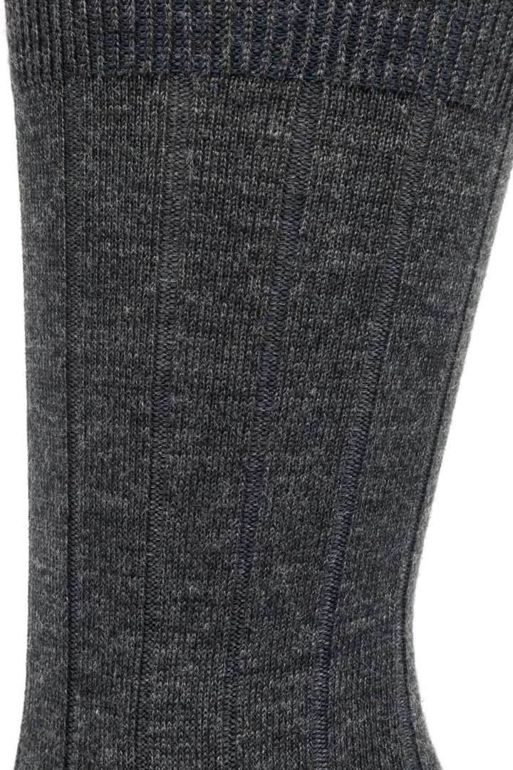 Ribbed Wool and Silk Basic Sock - MF200-G4 - Ozone Design Inc