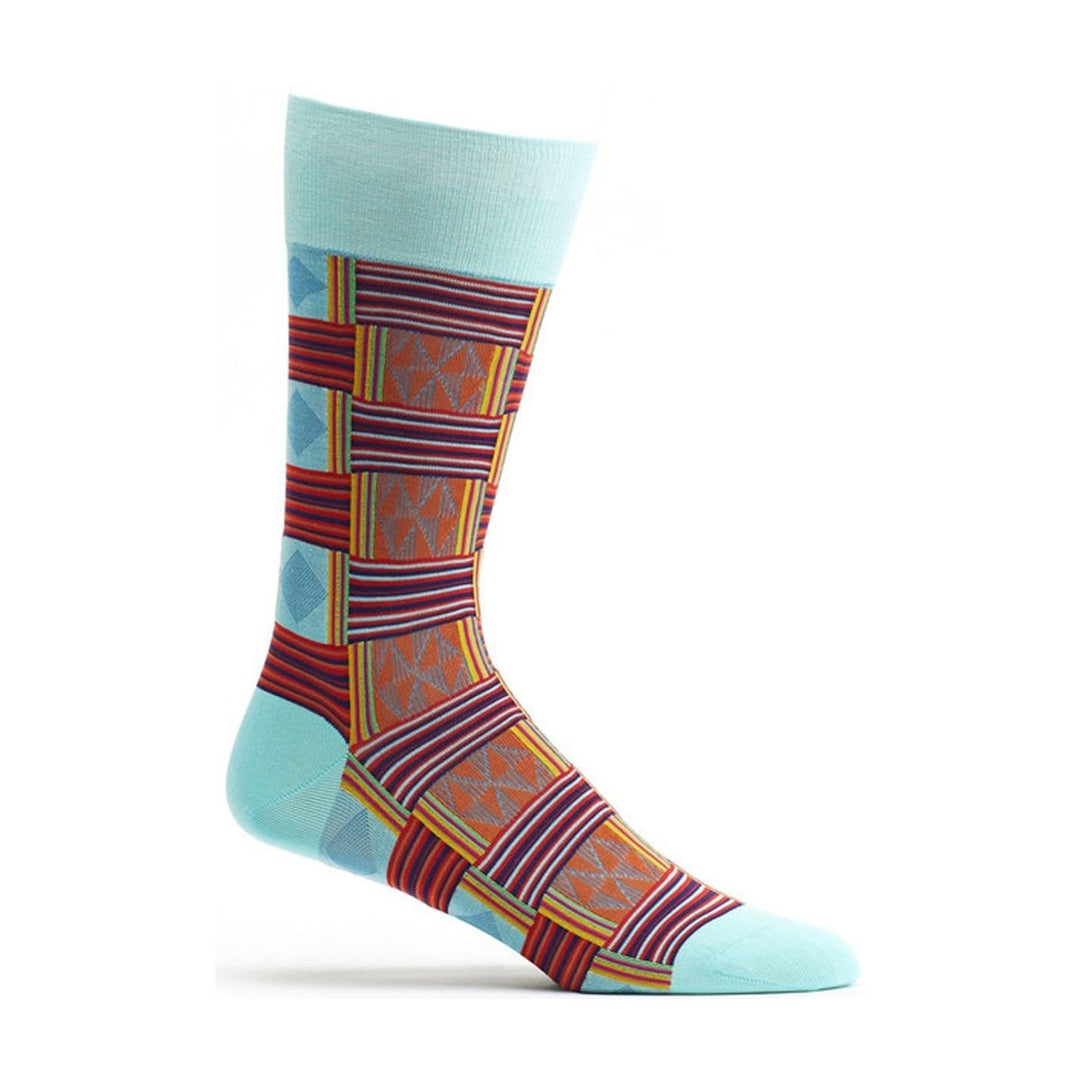 Sahara Patchwork Mens Sock - M984-VL - Ozone Design Inc